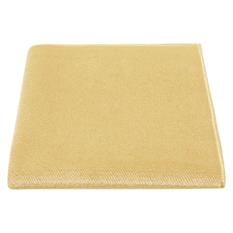 king & priory Heritage Gold Textured Velvet Pocket Square