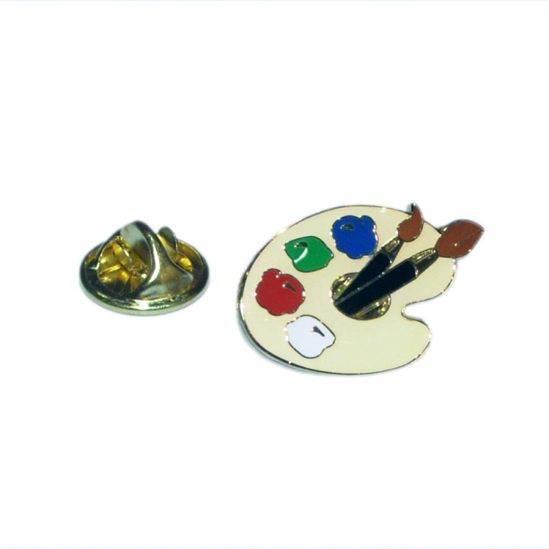 king & priory Artists Pallet Lapel Pin