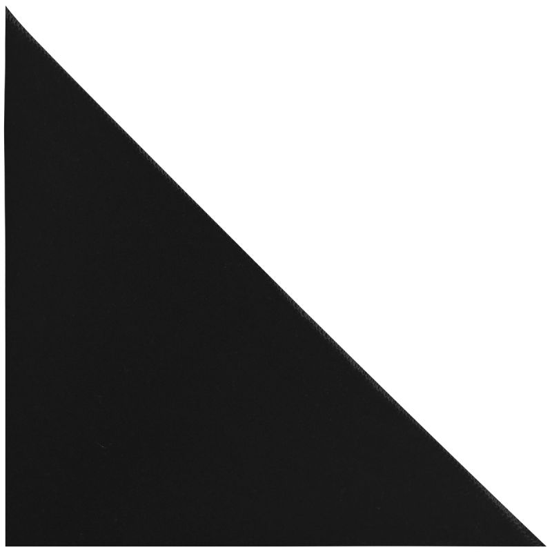 King & Priory Black Velvet Pocket Square