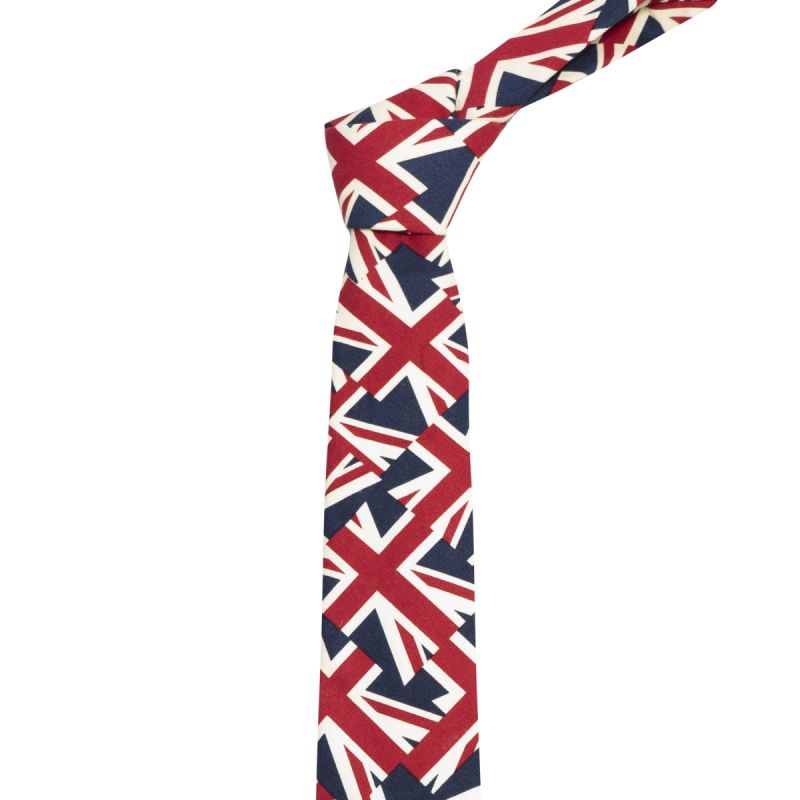 King & Priory Boys Union Jack Design Tie