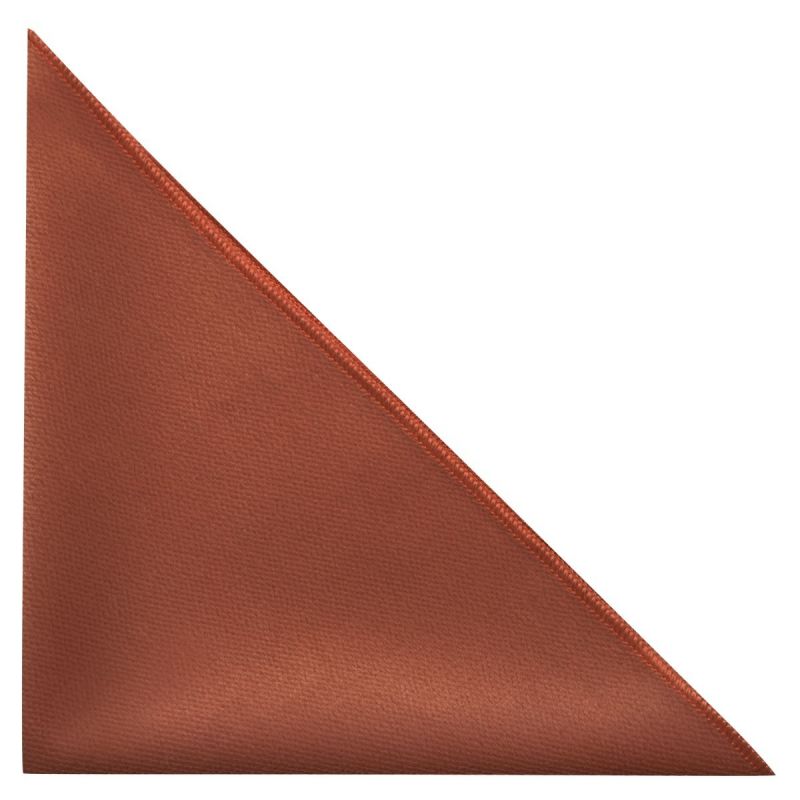 King & Priory Bronze Textured Velvet Pocket Square