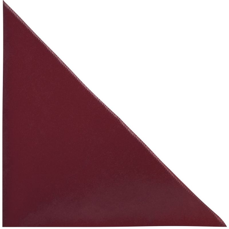 King & Priory Burgundy Velvet Pocket Square