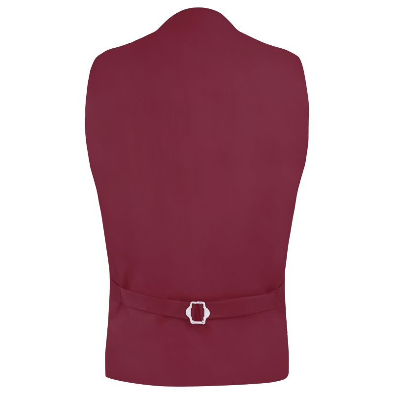 King & Priory Burgundy Velvet Waistcoat