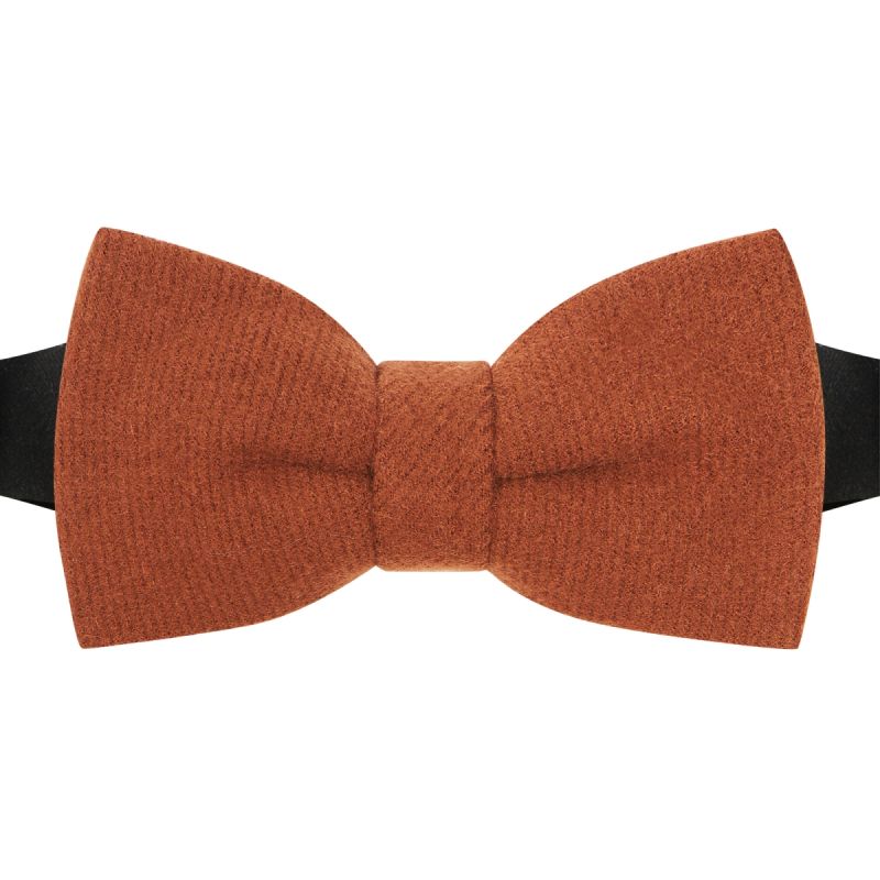 King & Priory Caramel Brown Donegal Tweed Bow Tie