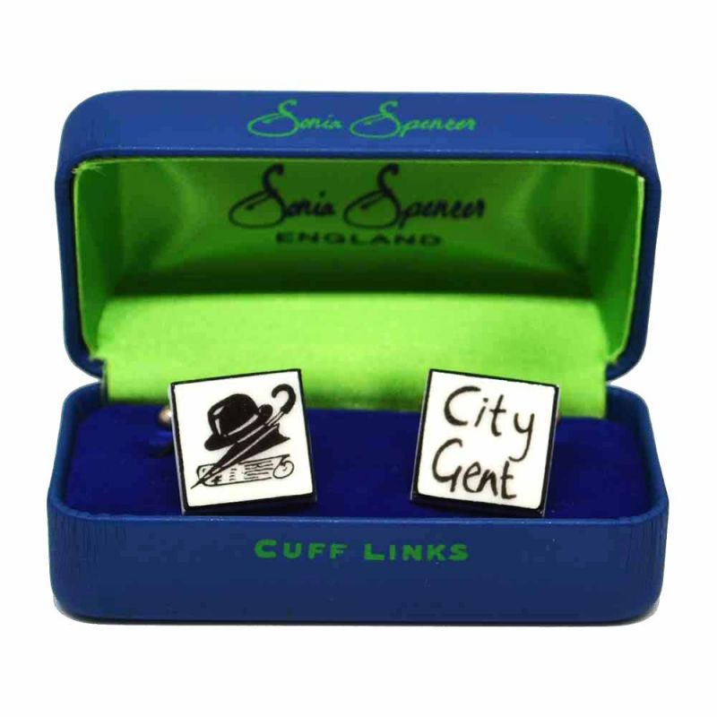 King & Priory City Gent Cufflinks By Sonia Spencer