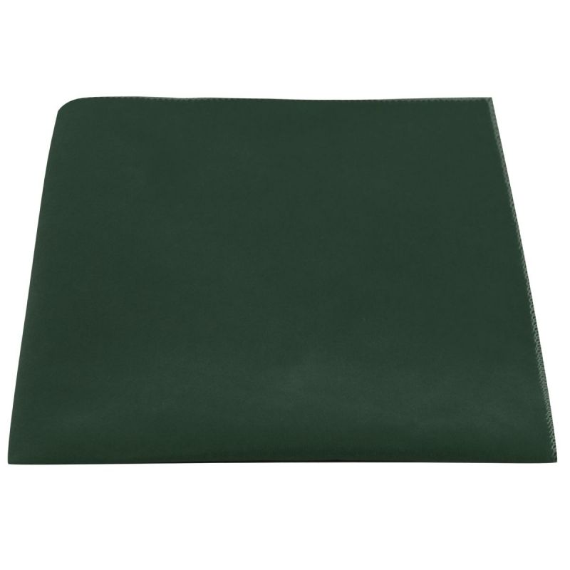 king & priory Dark Green Velvet Pocket Square