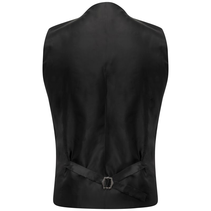 King & Priory Dark Olive Green Suede Waistcoat