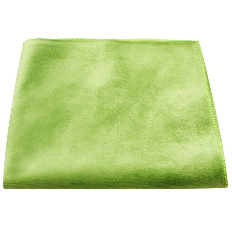 king & priory Emerald Green Velvet Pocket Square
