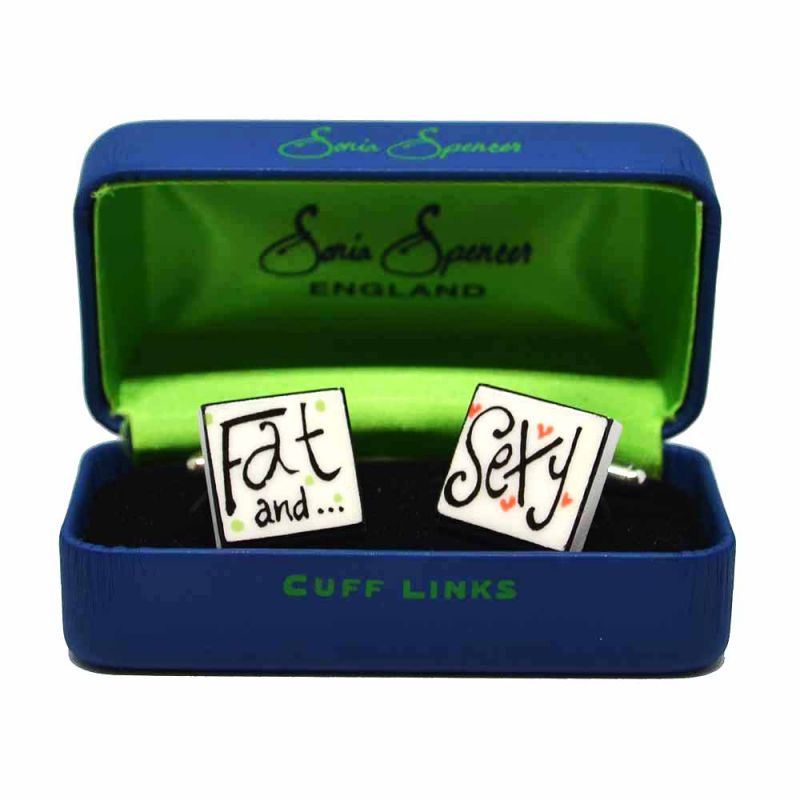 King & Priory Fat & Sexy Cufflinks By Sonia Spencer