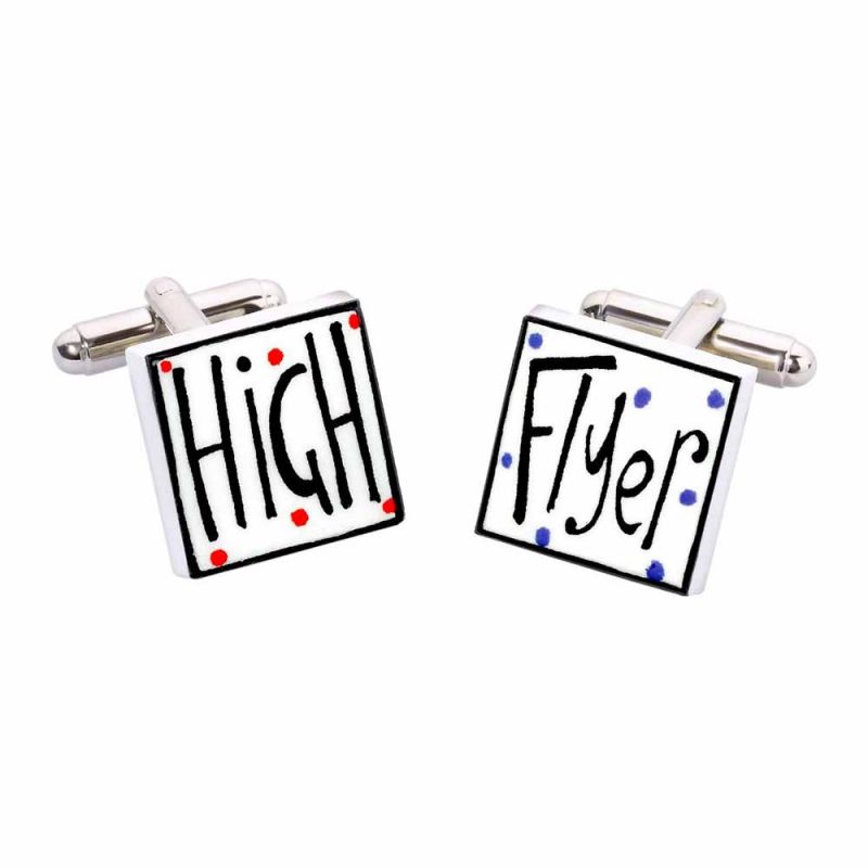 king & priory High Flyer Cufflinks by Sonia Spencer