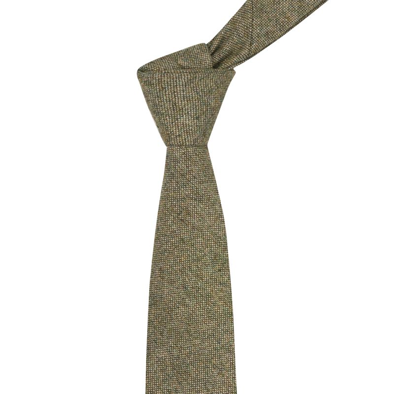 King & Priory Highland Weave Sage Green Tie