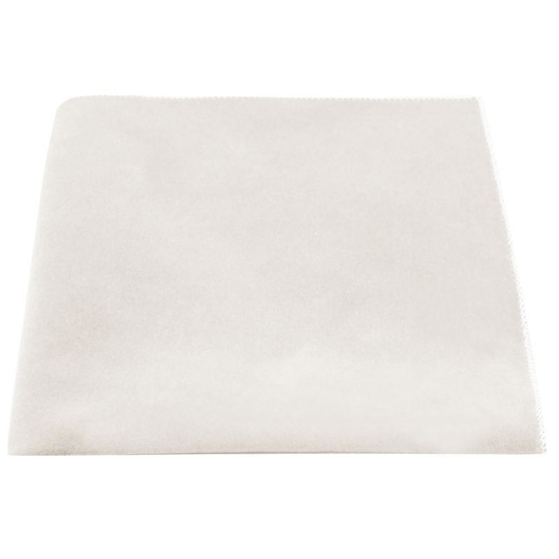 king & priory Ivory Velvet Pocket Square