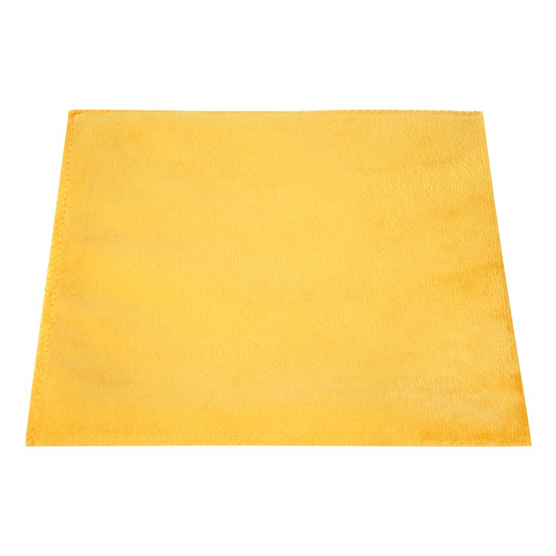 king & priory Mustard Yellow Velvet Pocket Square
