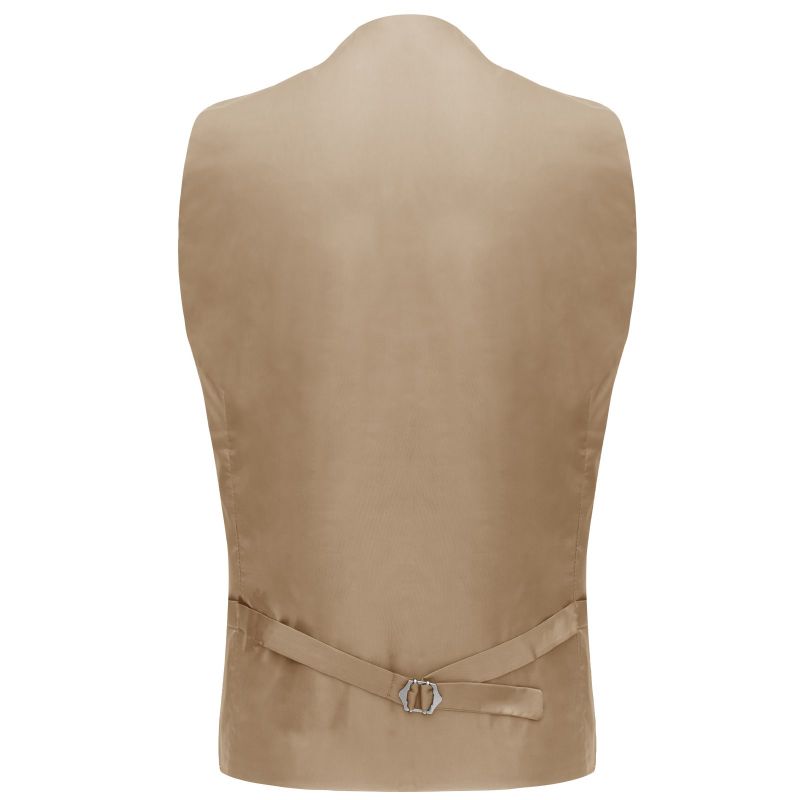 King & Priory Oak Brown Tattersall Check Waistcoat