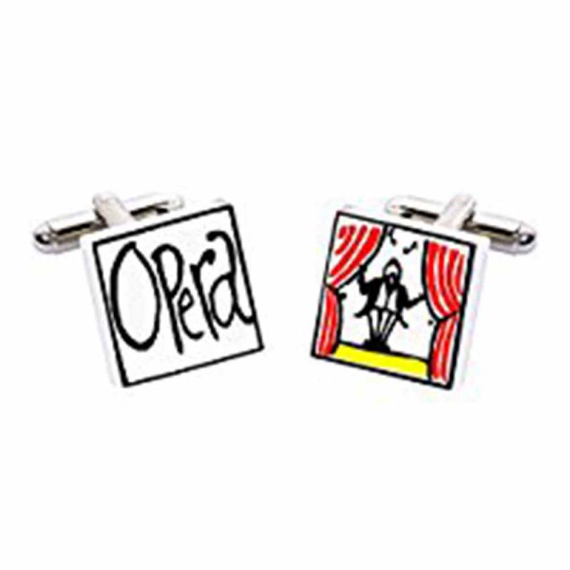 king & priory Opera Cufflinks by Sonia Spencer