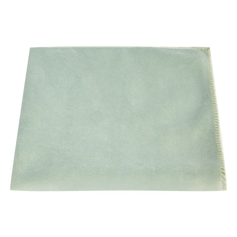 king & priory Pale Green Velvet Pocket Square
