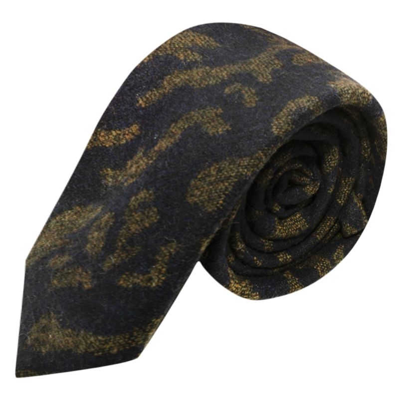 king & priory Persian Navy Blue Pattern Tie
