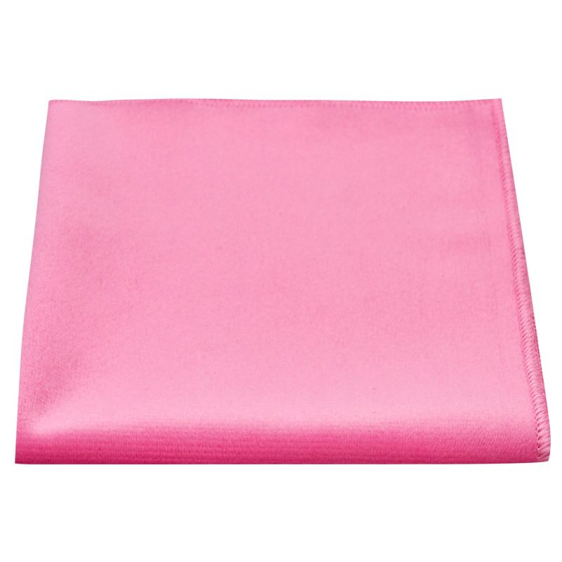 king & priory Pink Velvet Pocket Square