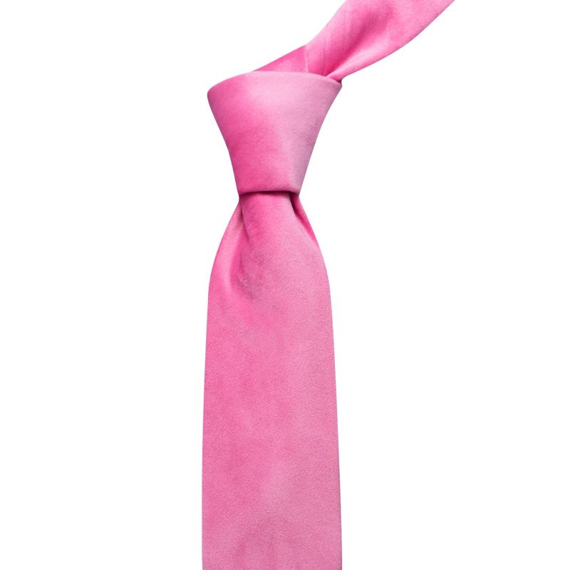 king & priory Pink Velvet Tie