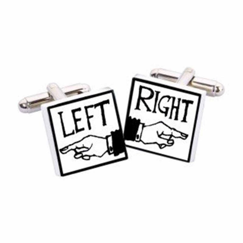 king & priory Right/Left Cufflinks by Sonia Spencer