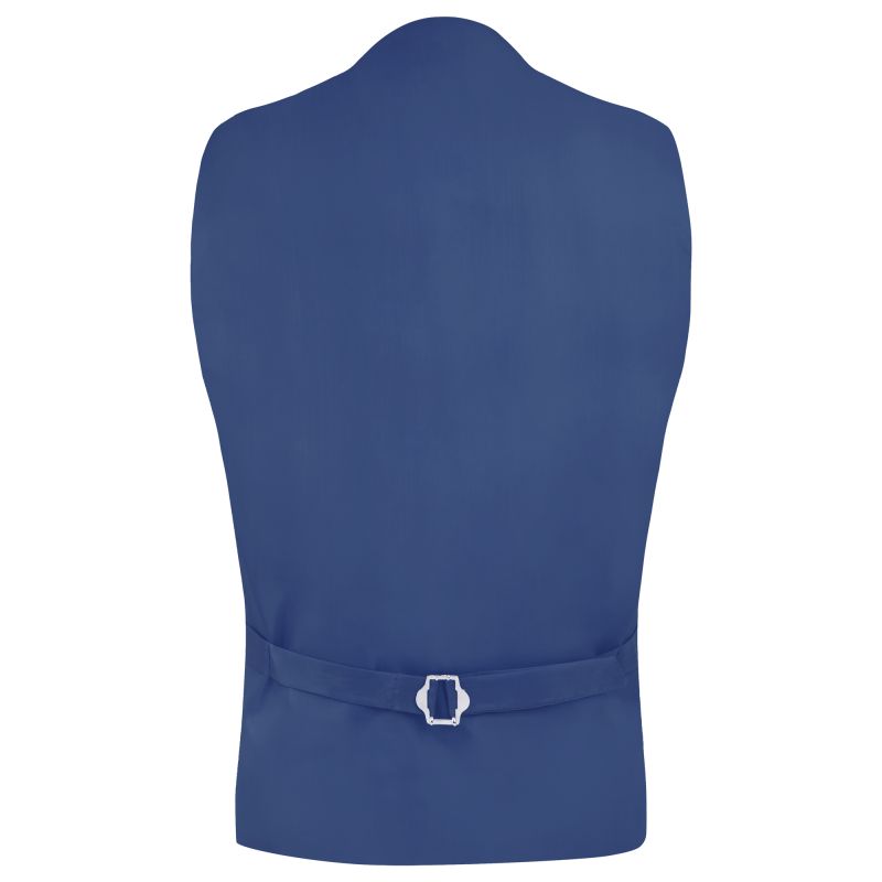 King & Priory Royal Blue Velvet Waistcoat