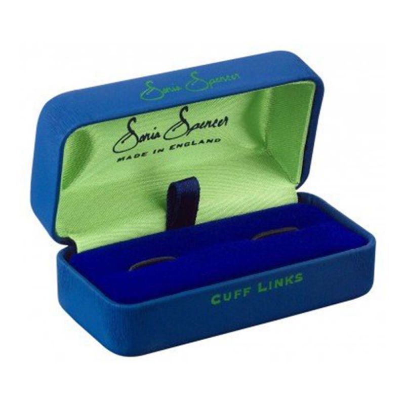 King & Priory Train Cufflinks By Sonia Spencer