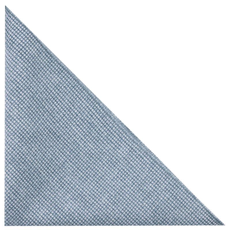 King & Priory True Blue Waffle Pocket Square