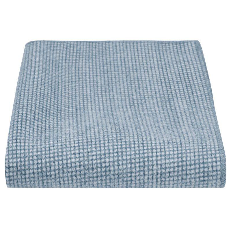 king & priory True Blue Waffle Pocket Square