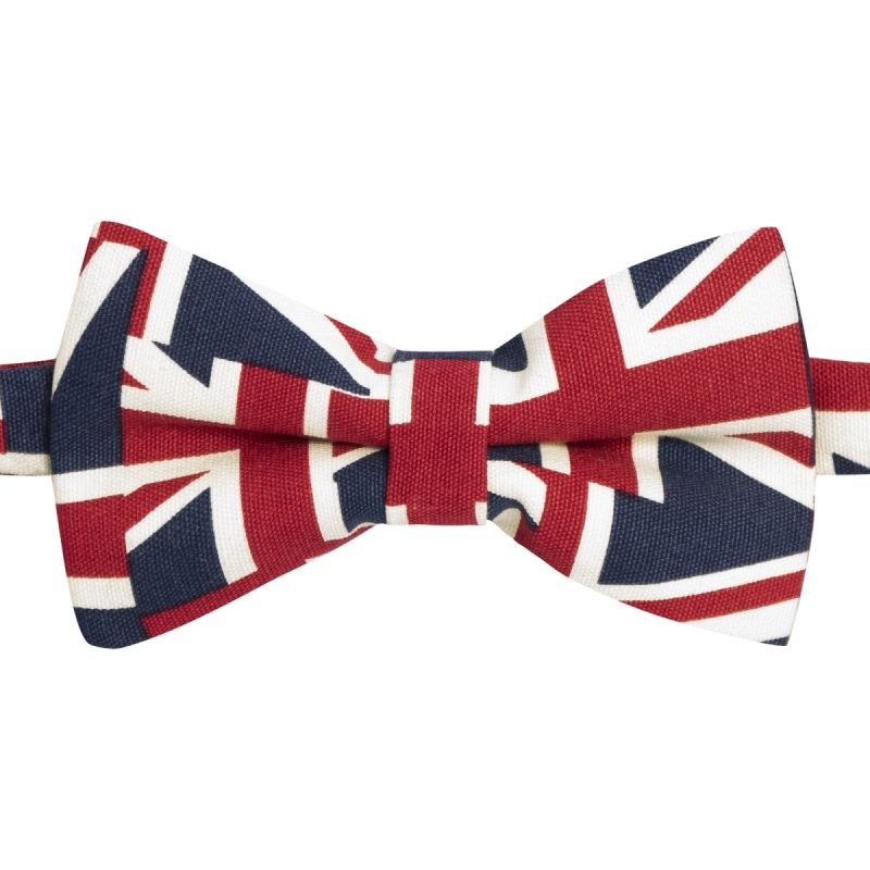 King & Priory Union Jack Design Bow Tie