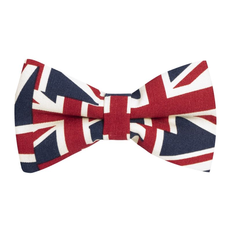 king & priory Union Jack Design Bow Tie