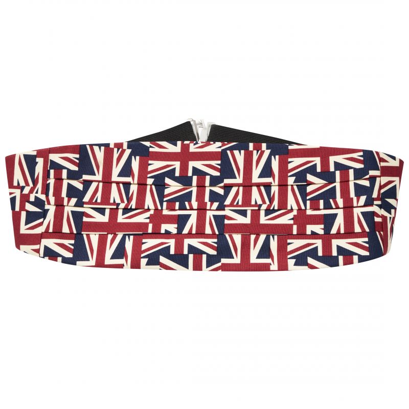 king & priory Union Jack Design Cummerbund