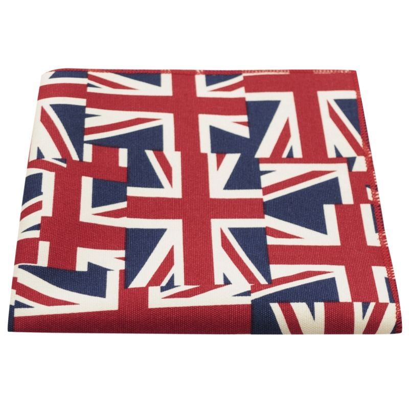 king & priory Union Jack Design Pocket Square