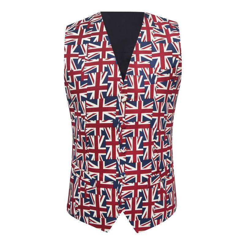 King & Priory Union Jack Flag Waistcoat