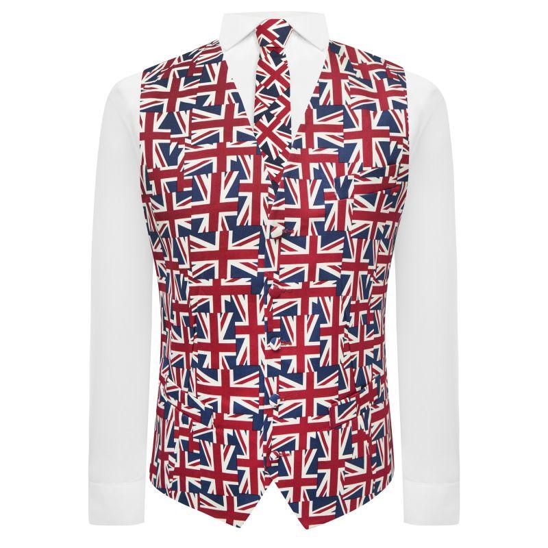 King & Priory Union Jack Flag Waistcoat