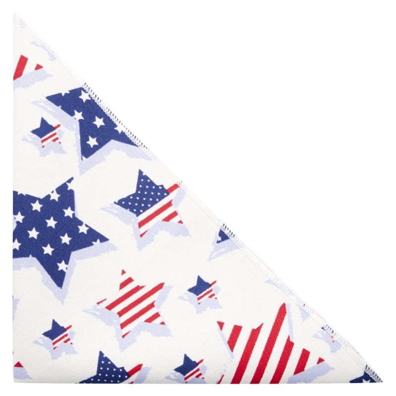 King & Priory USA Stars & Stripes Design Pocket Square