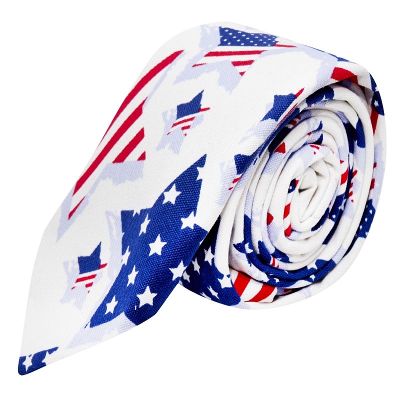 king & priory USA Stars & Stripes Design Tie