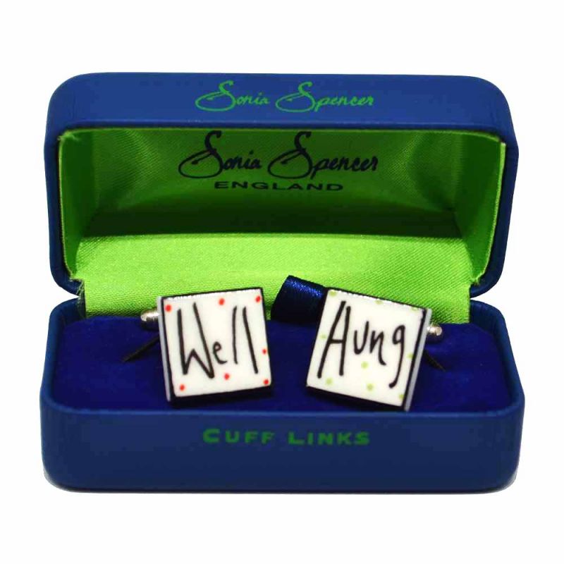 King & Priory Well Hung Cufflinks By Sonia Spencer