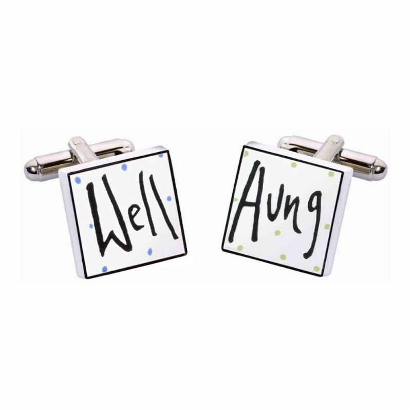king & priory Well Hung Cufflinks by Sonia Spencer