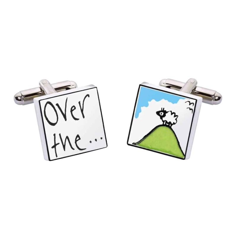 King & Priory Over The Hill Cufflinks By Sonia Spencer