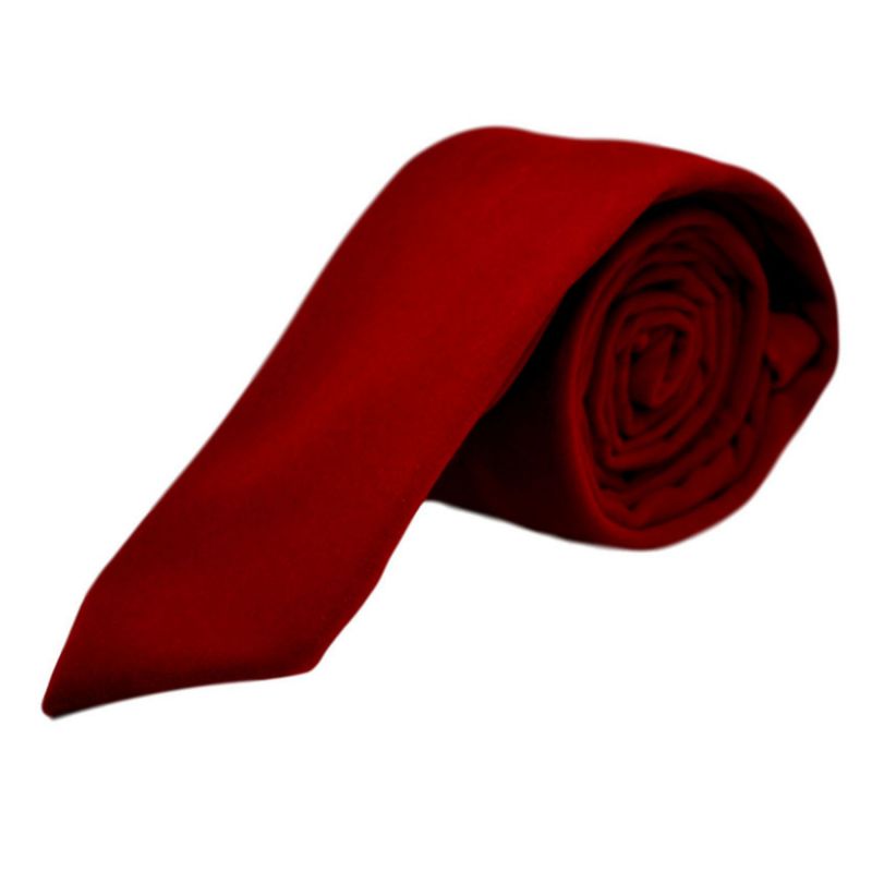 King & Priory Red Velvet Tie Bow Tie & Pocket Square Set
