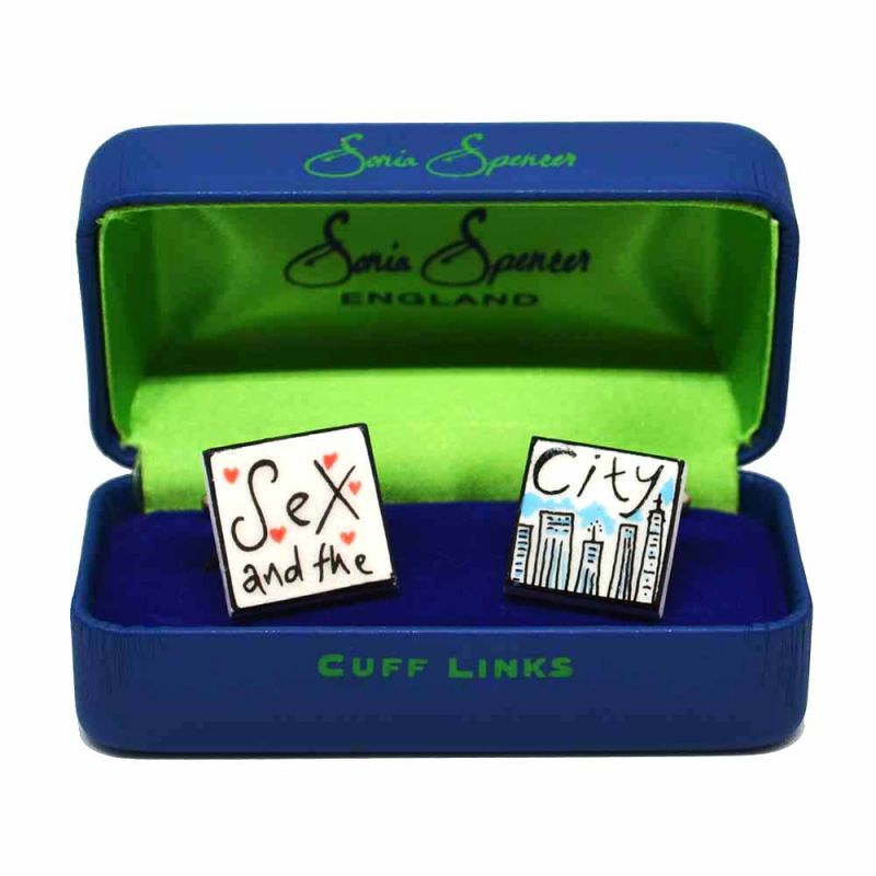 King & Priory Sex And The City Cufflinks By Sonia Spencer