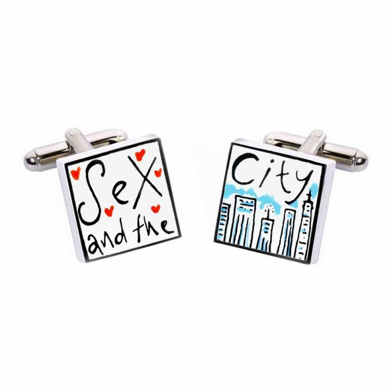 king & priory Sex and the City Cufflinks by Sonia Spencer
