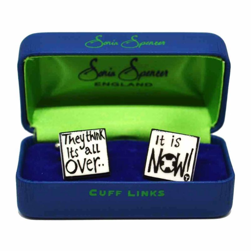 King & Priory They Think Its All Over Cufflinks By Sonia Spencer