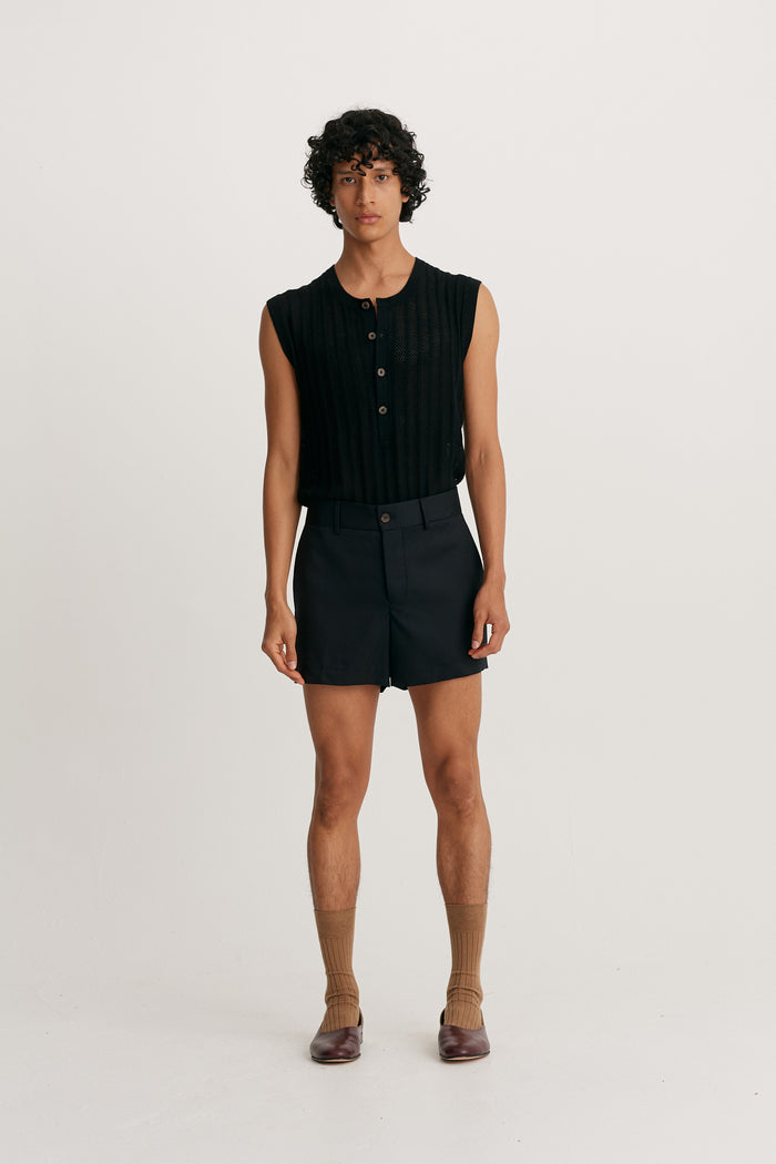 King & Tuckfield 70's Short BLACK
