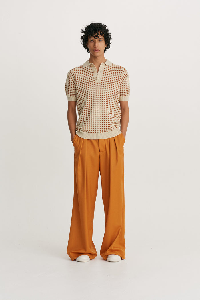 King & Tuckfield Basket Polo OYSTER