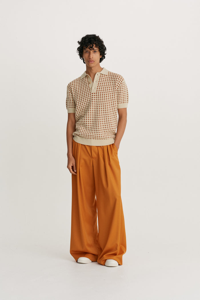 King & Tuckfield Basket Polo OYSTER