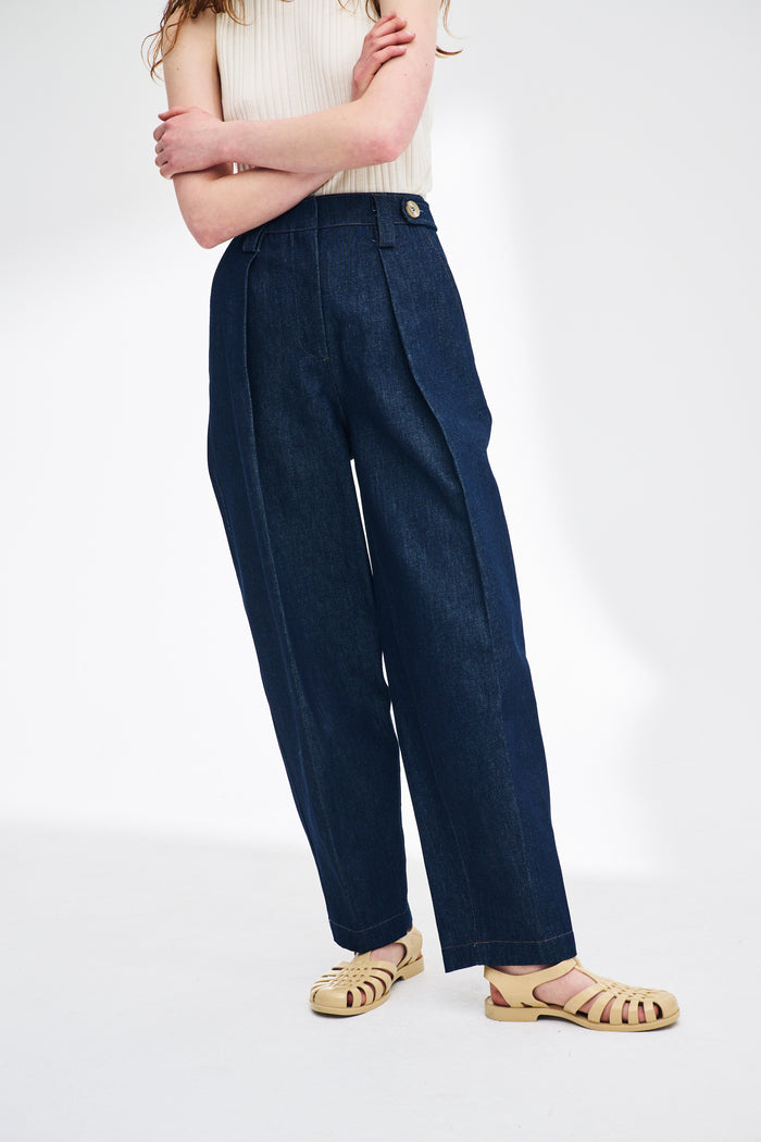 King & Tuckfield Cocoon Trouser NAVY