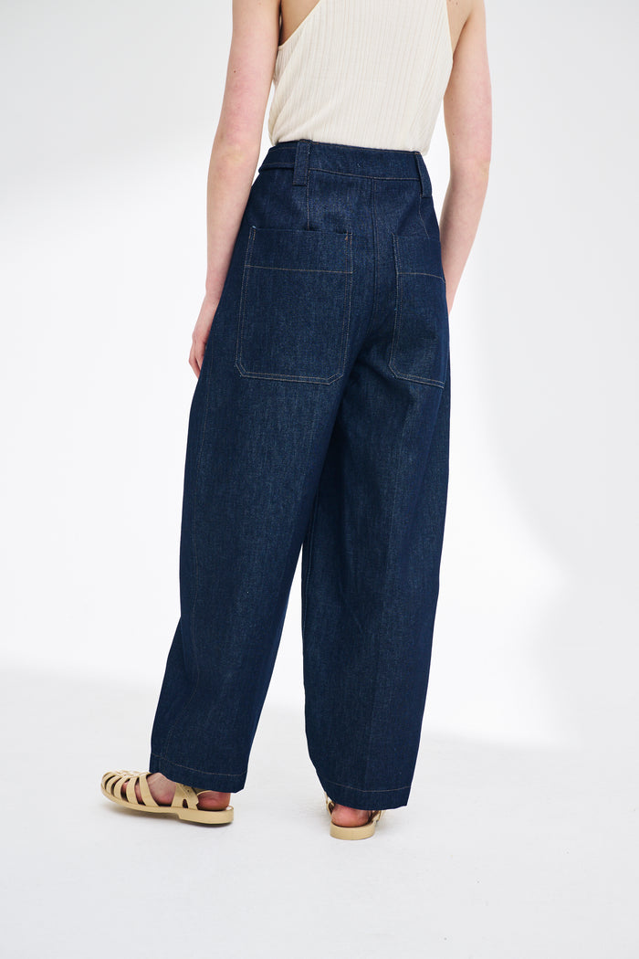 King & Tuckfield Cocoon Trouser NAVY