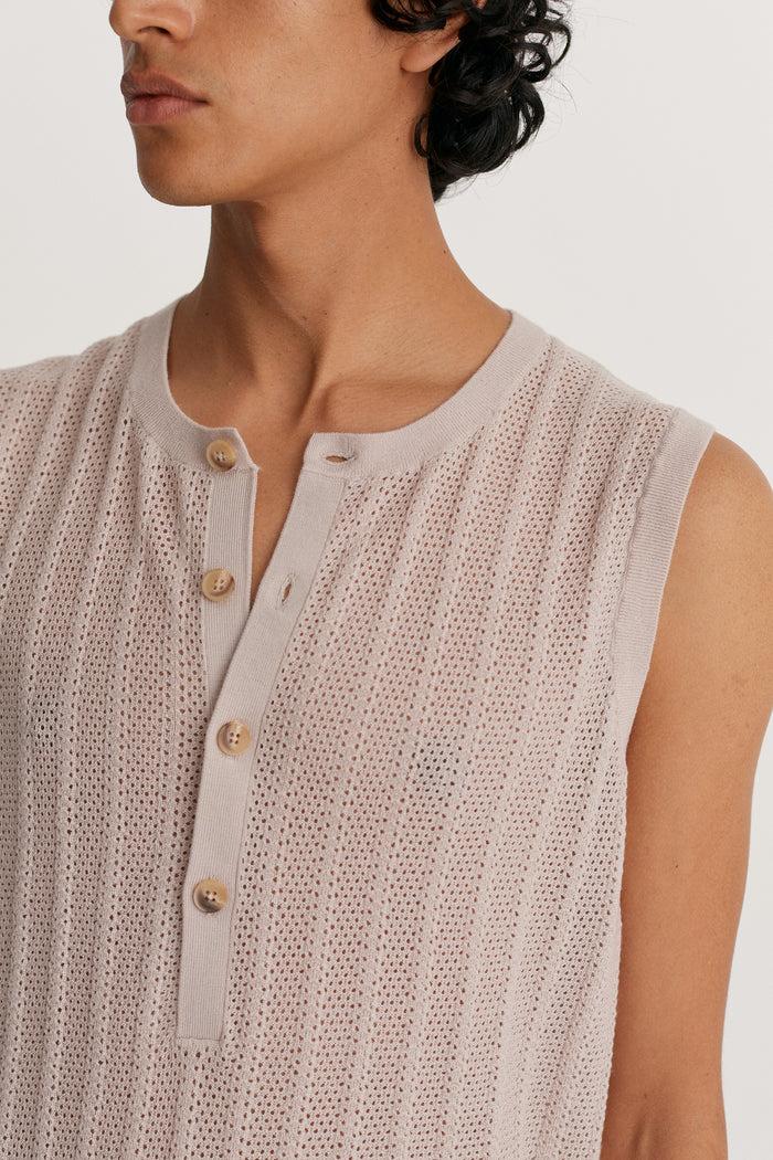 King & Tuckfield Fitted Henley Tank GREY