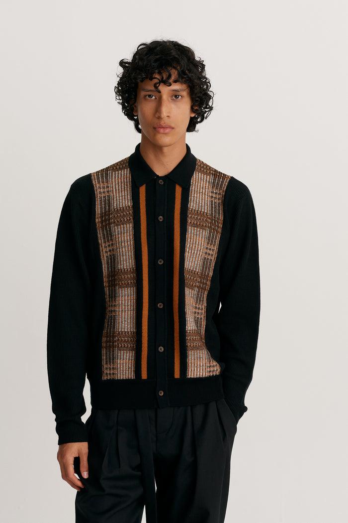 King & Tuckfield Knitted Cardigan BLACK